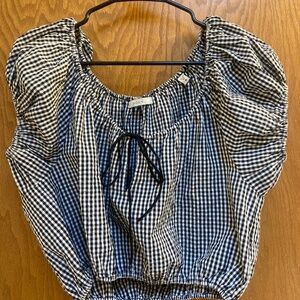 Doen Hilary top La Maddalena Gingham